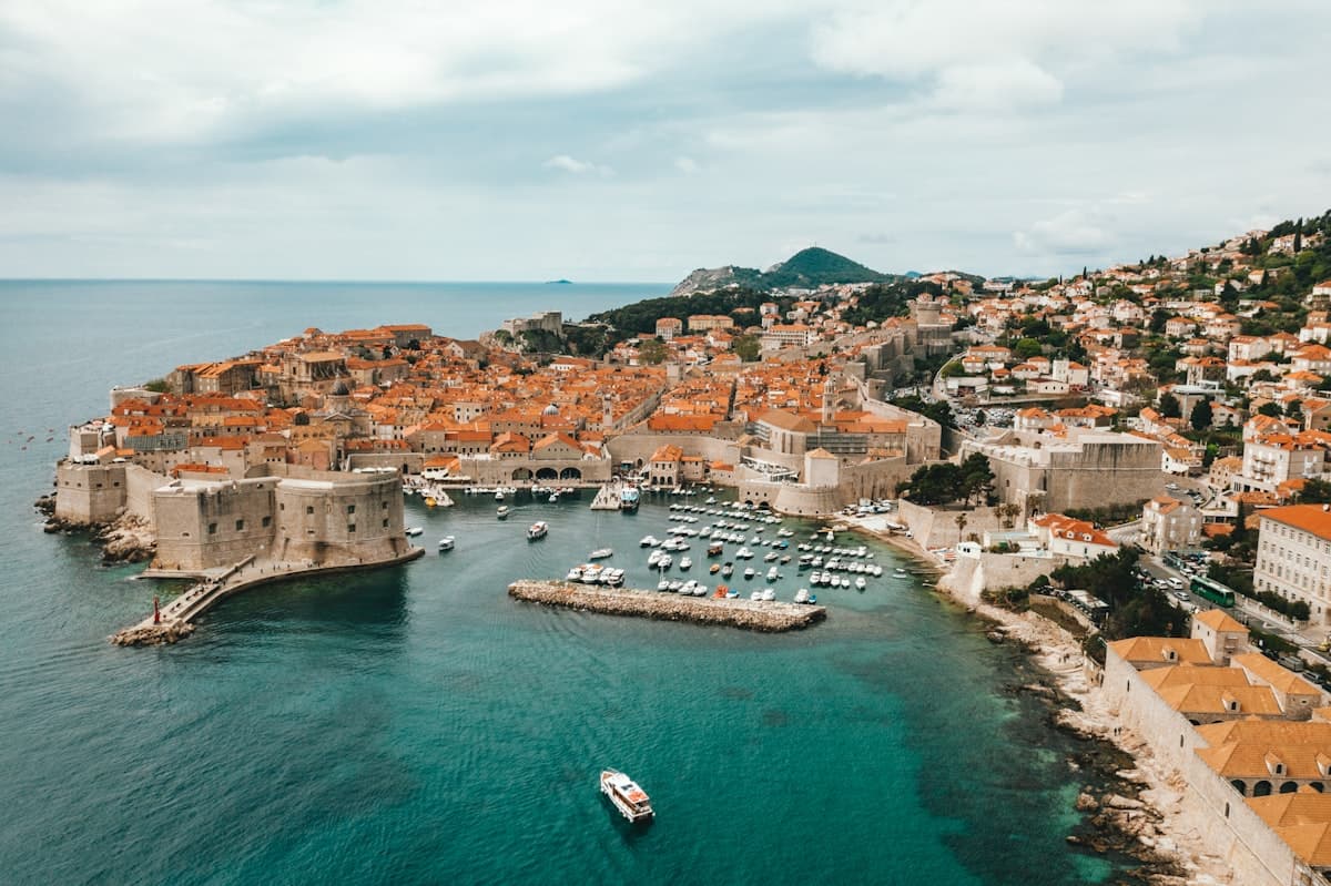 Dubrovnik — walls and Adriatic