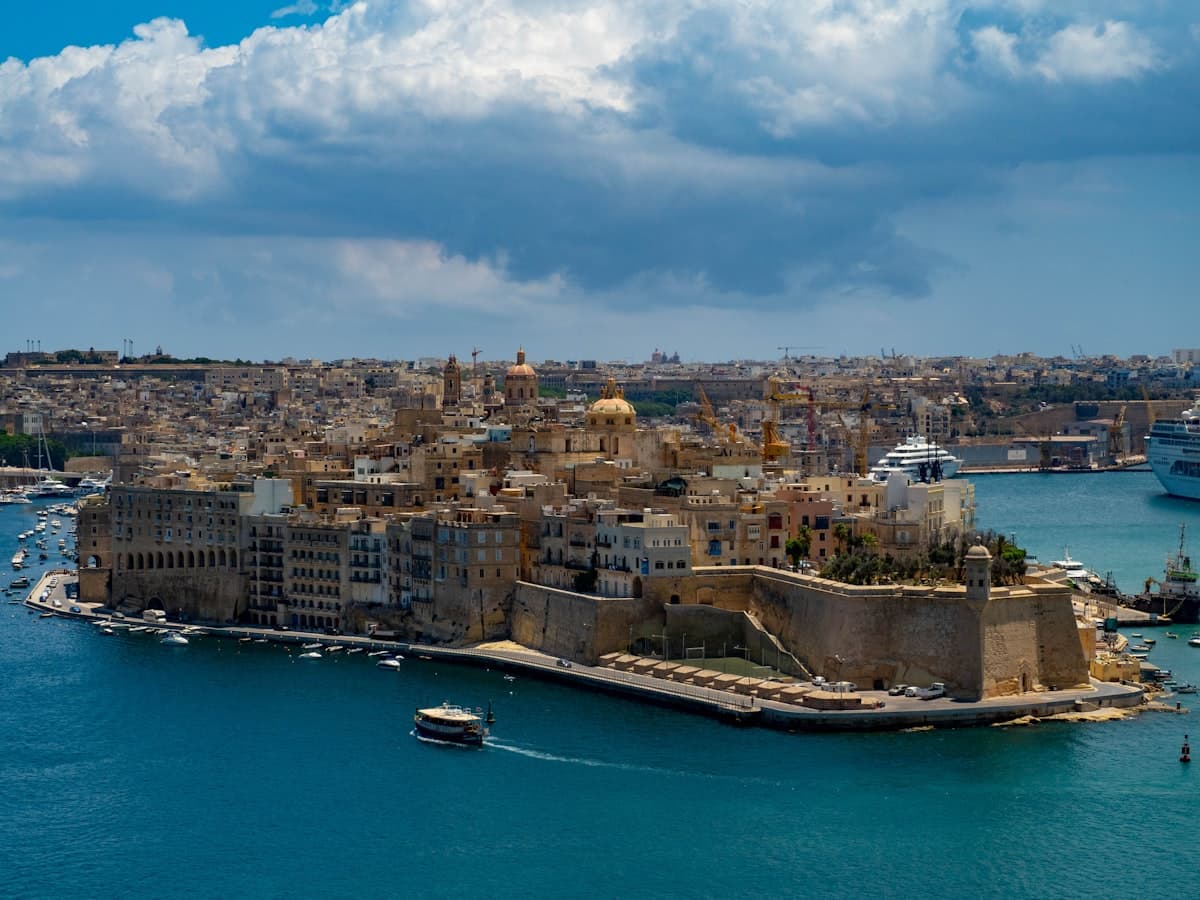 Malta — Valletta seen from the Grand Harbour