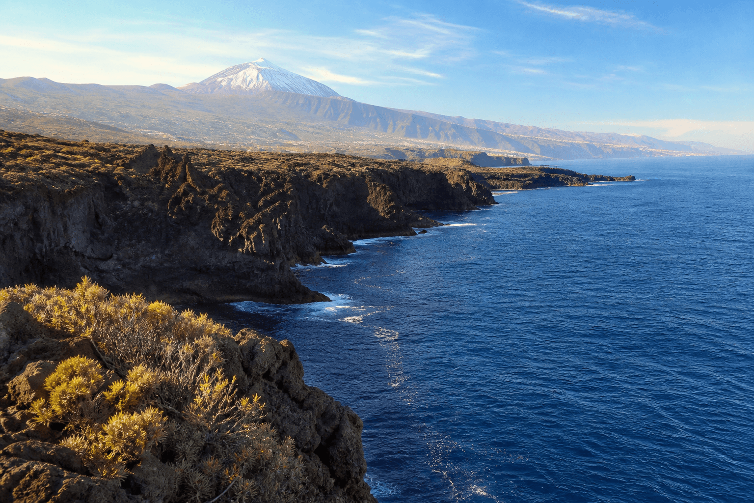 Tenerife — Teide et côte volcanique