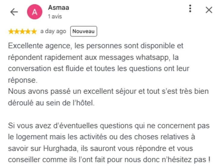 Litchi Travel Google review